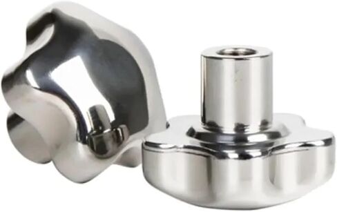 M6 M8 M10 M12 Stainless Steel 304 Female Thread Star Knob Handles Star Shaped Clamping Nuts Knobs Plum Hand Wheel(M6 Head 48mm) in Saudi Arabia