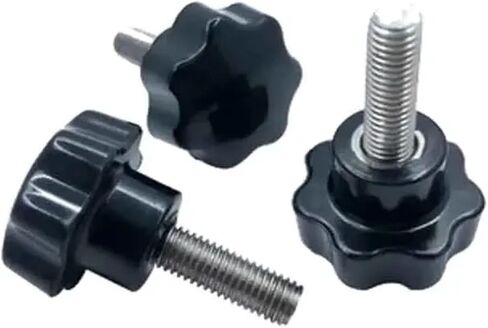 M16 SPERED Star Bakelite مقبض مسامير البرقوق زهر البلاستيك يدوية تويست المسمار Torx رأس الترباس 304 Stainle (M16x25mmxd60mm) in Saudi Arabia