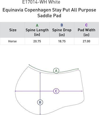 Equinavia Copenhagen البقاء وضع كل الغرض سرج وسادة | حصان in Saudi Arabia