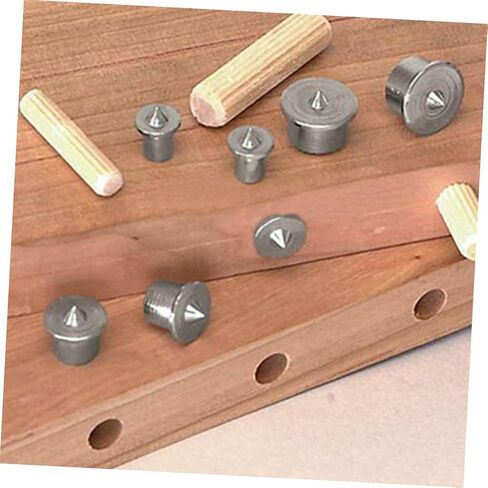 Homoyoyo 2sets Dowel Woodworking Tool Dowel لمركز الحفر الدقيق للتجميع الأثاث للمواد الباطن والتجنيد للمشاريع والحرف اليدوية in Kuwait