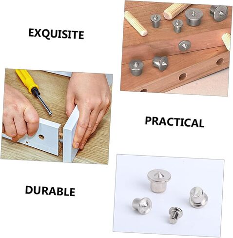 Homoyoyo 2sets Dowel Woodworking Tool Dowel لمركز الحفر الدقيق للتجميع الأثاث للمواد الباطن والتجنيد للمشاريع والحرف اليدوية in Kuwait