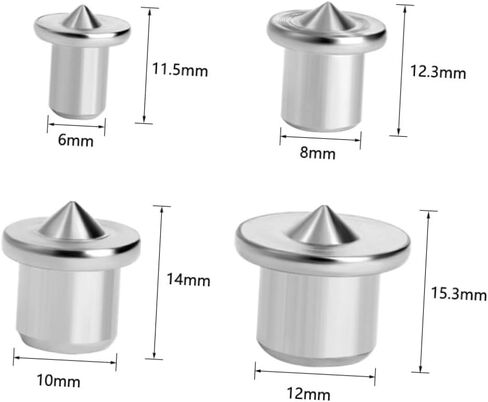 Homoyoyo 2sets Dowel Woodworking Tool Dowel لمركز الحفر الدقيق للتجميع الأثاث للمواد الباطن والتجنيد للمشاريع والحرف اليدوية in Kuwait