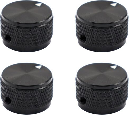 مقابض الغيتار 4pcs من ألومنيوم ، أسود ، مكونة ، 0.98 × 0.61 بوصة (د*ح) ، التحكم في الجهد ، الصوت ، الصوت ، الغيتار الكهربائي (الأزرق) in Kuwait