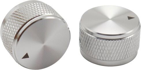 4pcs Aluminum Alloy Guitar Knobs, Black, Knurled, 0.98 x 0.61 inches (d*h), Potentiometer Control, Volume, Audio, Electric Guitar (Blue) in Kuwait