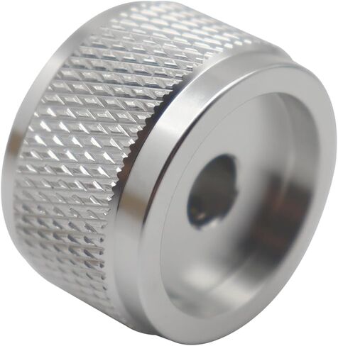 4pcs Aluminum Alloy Guitar Knobs, Black, Knurled, 0.98 x 0.61 inches (d*h), Potentiometer Control, Volume, Audio, Electric Guitar (Blue) in Kuwait