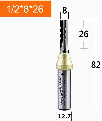 RU ARDEN 3 FLUTES TCT ROUTER BIT 3F CUTT CNC CLING CUTTER CARBIDE CATTER for Wood MDF Multilayer Board (32mm) in Saudi Arabia