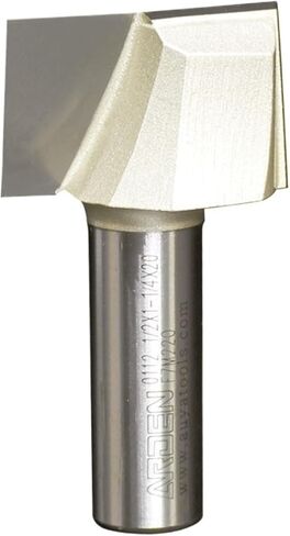 Arden 2 Flutes Carbide Bottom Cleaning Router Bit Woodworking Flat Bottom Slotting Carving CNC Tool for Plywood MDF Solid Wood(6.35x22.2) in Saudi Arabia