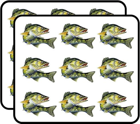 ملصقات الفينيل في Walleye 2 "كل 18 ملصقًا متينًا ومقاومًا للماء لأجهزة الكمبيوتر المحمولة والسيارات والهواتف in Kuwait