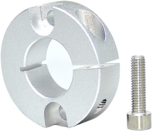 Fixed Ring Counterbore Double Hole Fixed Type Stop Ring Shaft Retainer Aluminum Alloy 1Pcs (Size : 12x35x10 x 2 m5) in Saudi Arabia