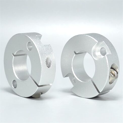 Fixed Ring Counterbore Double Hole Fixed Type Stop Ring Shaft Retainer Aluminum Alloy 1Pcs (Size : 12x35x10 x 2 m5) in Saudi Arabia