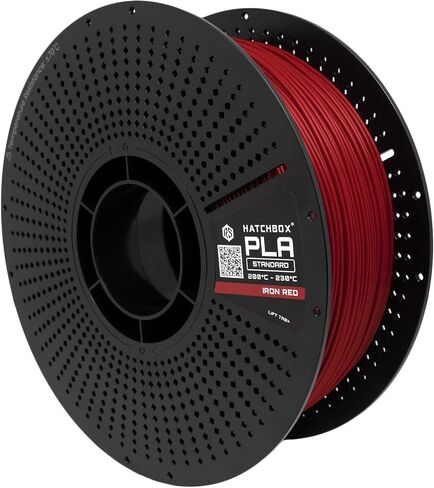 Hatchbox 1.75mm PLA 3D Frinter Bivament Series 1 kg refill ، تشمل التخزين المؤقت القابل لإعادة الاستخدام للطباعة ثلاثية الأبعاد ، دقة الأبعاد +/- 0.03 مم ، أسود in Kuwait