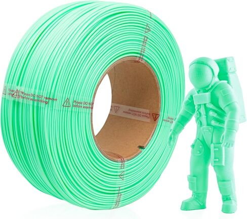 Hatchbox 1.75mm PLA 3D Frinter Bivament Series 1 kg refill ، تشمل التخزين المؤقت القابل لإعادة الاستخدام للطباعة ثلاثية الأبعاد ، دقة الأبعاد +/- 0.03 مم ، أسود in Kuwait