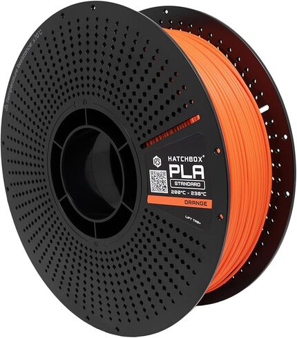 Hatchbox 1.75mm PLA 3D Frinter Bivament Series 1 kg refill ، تشمل التخزين المؤقت القابل لإعادة الاستخدام للطباعة ثلاثية الأبعاد ، دقة الأبعاد +/- 0.03 مم ، أسود in Kuwait