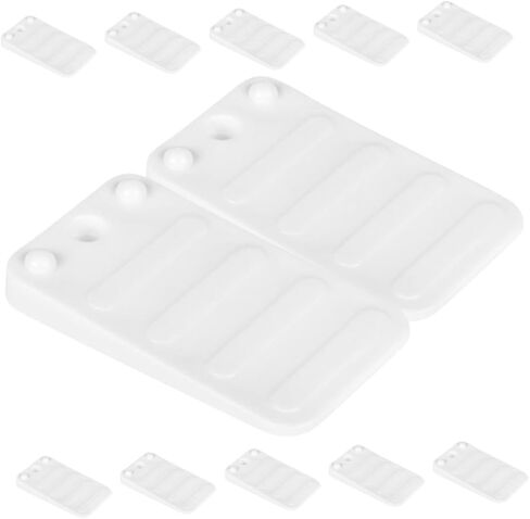 LIFKOME 12Pcs Adjustable Furniture Leveling Shims Plastic Wedge Shims for Table and Sofa Legs Non-Slip Floor Levelers for Uneven Surfaces in Saudi Arabia