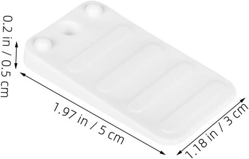 LIFKOME 12Pcs Adjustable Furniture Leveling Shims Plastic Wedge Shims for Table and Sofa Legs Non-Slip Floor Levelers for Uneven Surfaces in Saudi Arabia