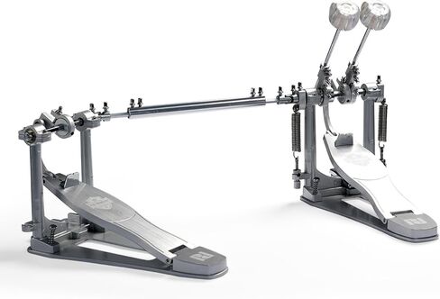 P800 Direct Drive Double Bass Pedal - مواد الفضاء الفضائي ، بناء قطعة واحدة لمجموعة الأسطوانة (مزدوجة) فضي in Kuwait