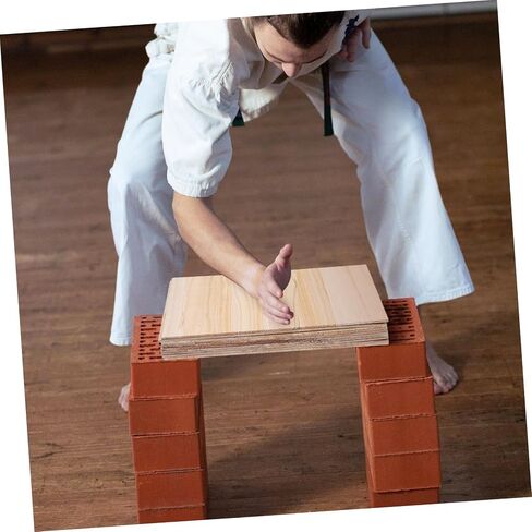 10-Piece Professional Taekwondo Breaking Boards Set Versatile Wooden Plank for Martial Arts Training for Performance and Practice in Saudi Arabia
