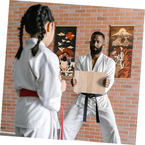 10-Piece Professional Taekwondo Breaking Boards Set Versatile Wooden Plank for Martial Arts Training for Performance and Practice in Saudi Arabia