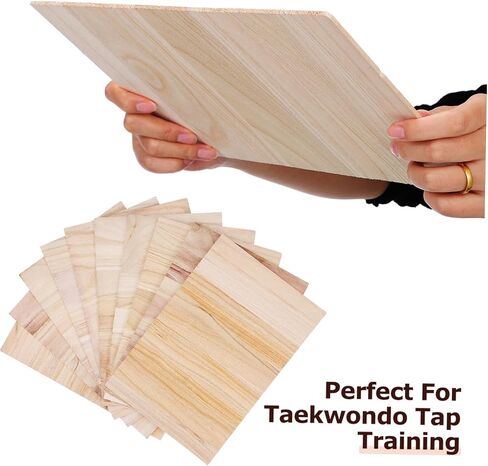 10-Piece Taekwondo Breaking Board Set Professional Rebreakable Martial Arts Planks for Training and Performance Versatile Wooden Boards for Adults and Boys and Girls in Saudi Arabia