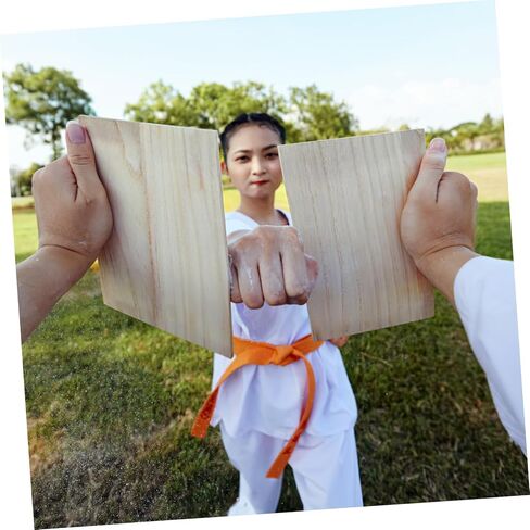 10-Piece Taekwondo Breaking Board Set Professional Rebreakable Martial Arts Planks for Training and Performance Versatile Wooden Boards for Adults and Boys and Girls in Saudi Arabia