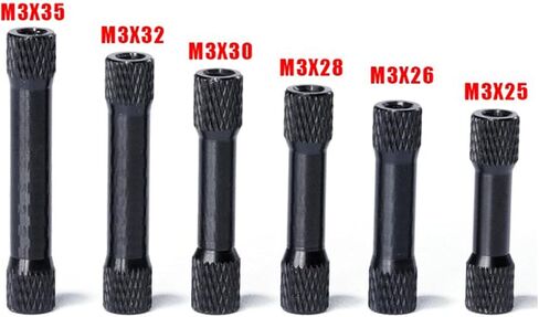 Aluminum Standoff Column Spacer Pillar for Drone Quadcopter, Black, Pack of in Saudi Arabia