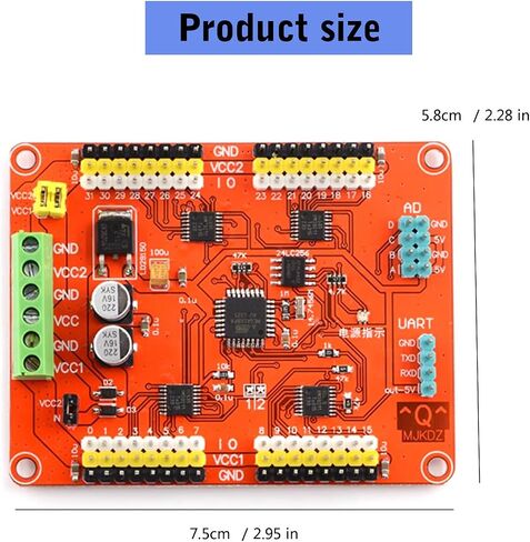 32 Channel Servo Control Board Module Servo Microcontroller Module for Robotics and Automation Projects in Saudi Arabia