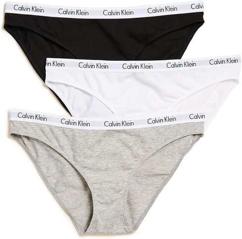 Calvin Klein Underwear Women's Carousel 3 Pack Panties, Multi, XS in Saudi Arabia