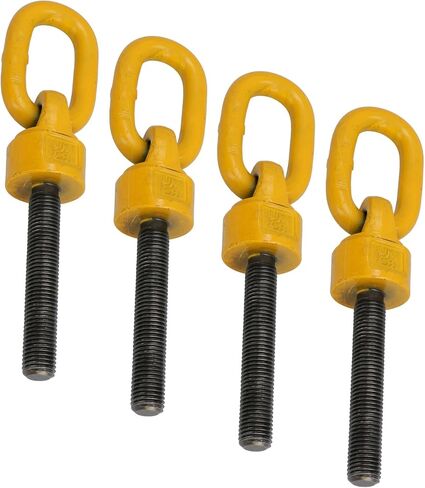 M16 x 120mm Swivel Rotating Lifting Point Eye Bolt with Ring 1.12t Capacity 4pc in Saudi Arabia
