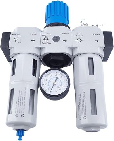Pneumatic air Filter Regulator Lubricator Manual Drain 1/4 3/8 1/2 3/4 inch air Treatment Unit(45724) in Saudi Arabia