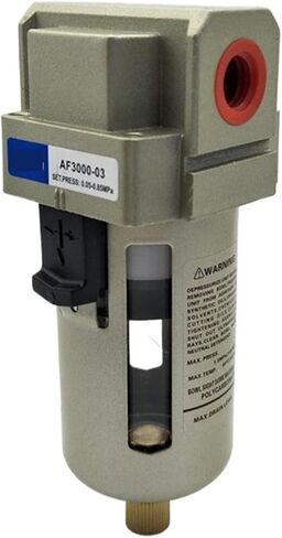 AF3000-03 3/8" PT Thread Port Adjustable Pressure Polycarbonate Pneumatic Air Filter in Saudi Arabia