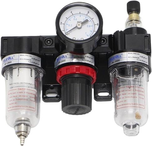 Pneumatic FRL Air Filter Regulator AC2000 1/4" inch Air Service Unit Pressure Reducing Valve Atomized Lubricator in Saudi Arabia