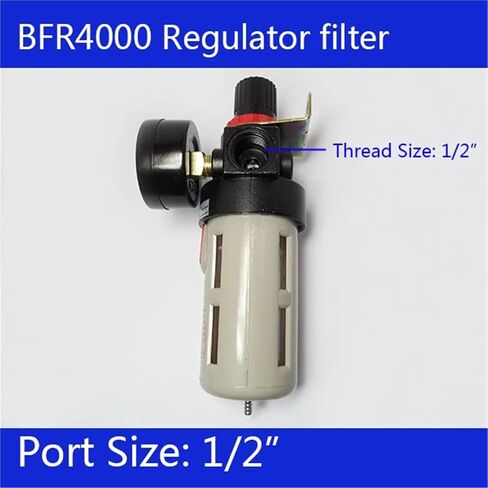 1 PCS BFR4000 1/2 "منظم ضغط مرشح الهواء المصدر الهوائي (MPA و KGF CM2) in Saudi Arabia