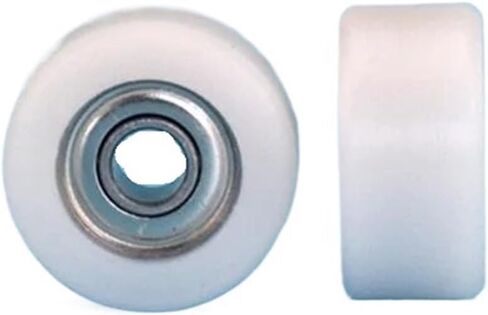 20pcs Plastic Coated Deep Groove Bearing Pulleys 3 * 12 * 6mm 693ZZ POM Wheel Roller in Saudi Arabia