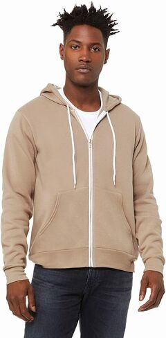 Canvas Unisex Zip-up Polycotton Fleece Hooded Sweatshirt/Hoodie in Saudi Arabia