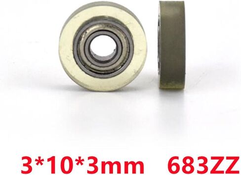 10pcs/50pcs polyurethane miniature تحمل الاحتكاك الشفاف الاحتكاك الشفافة. in Saudi Arabia