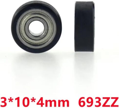 10pcs/50pcs 3 * 10 * 4mm polyurethane pu 693zz الضوضاء المصغرة خالية in Saudi Arabia