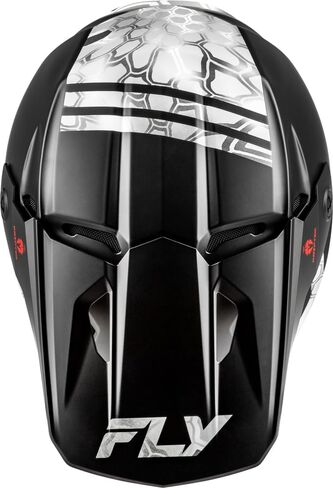 FLY Racing Kinetic Verdict Helmet - Black/Hi-Vis Yellow/Grey in Saudi Arabia