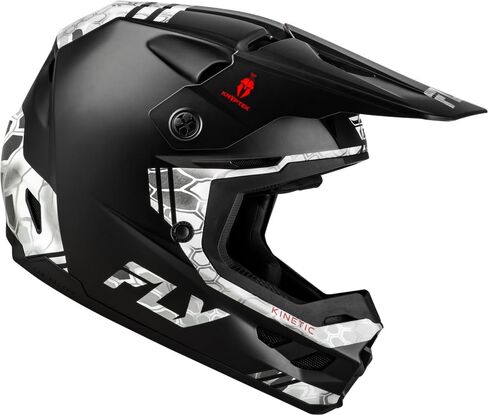 FLY Racing Kinetic Verdict Helmet - Black/Hi-Vis Yellow/Grey in Saudi Arabia