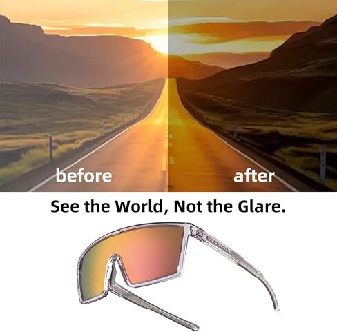 Rockbros Photochromic Cycling Cycling Clickes UV400 نظارات الدراجة خفيفة الوزن ركوب الدراجات في الهواء الطلق للرياضة في الهواء الطلق in Saudi Arabia