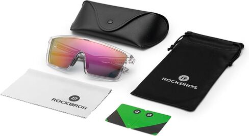 Rockbros Photochromic Cycling Cycling Clickes UV400 نظارات الدراجة خفيفة الوزن ركوب الدراجات في الهواء الطلق للرياضة في الهواء الطلق in Saudi Arabia