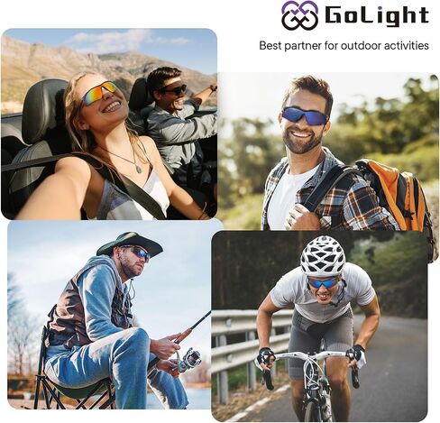 نظارة شمسية رياضية مستقطبة للرجال والنساء-حماية UV400 ، مكافحة الوهمية للجري ، الرضا ، ركوب الدراجات ، القيادة in Saudi Arabia
