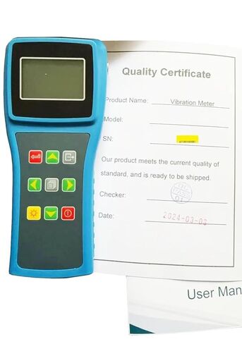 محمول محلل اختبار قياس الاهتزاز من نوع Vibrometer مع محلل وظيفة تخزين بيانات بطارية LI قابلة لإعادة الشحن in Kuwait