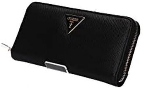GUESS Laurel Large Zip Around Wallet Black One Size in Saudi Arabia
