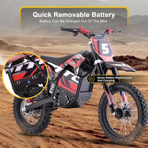 Mototec 60V Pro Electric Dirt Bike 2000W Lithium in Kuwait