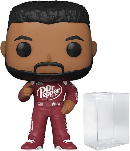 البوب ​​ناسكار: بوبا والاس [د. Pepper] Funko Pop! الشكل الفينيل (مجمل مع حالة واقي صندوق البوب ​​المتوافق) ، متعدد الألوان ، 3.75 بوصة in Saudi Arabia