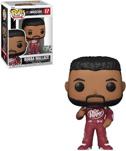 البوب ​​ناسكار: بوبا والاس [د. Pepper] Funko Pop! الشكل الفينيل (مجمل مع حالة واقي صندوق البوب ​​المتوافق) ، متعدد الألوان ، 3.75 بوصة in Saudi Arabia