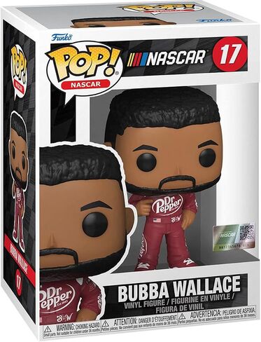 البوب ​​ناسكار: بوبا والاس [د. Pepper] Funko Pop! الشكل الفينيل (مجمل مع حالة واقي صندوق البوب ​​المتوافق) ، متعدد الألوان ، 3.75 بوصة in Saudi Arabia