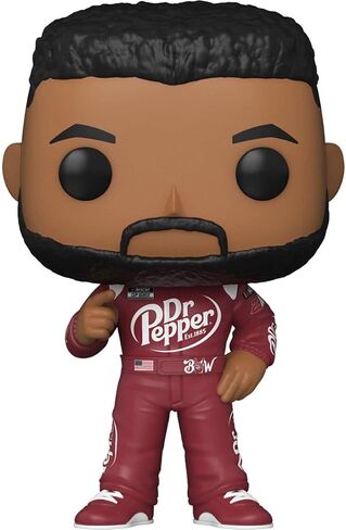 البوب ​​ناسكار: بوبا والاس [د. Pepper] Funko Pop! الشكل الفينيل (مجمل مع حالة واقي صندوق البوب ​​المتوافق) ، متعدد الألوان ، 3.75 بوصة in Saudi Arabia