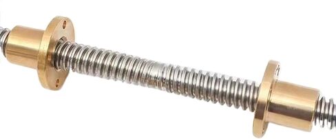 Double nut Ball Screw Control Machine 1pcs 304 Stainless Steel T8 Lead Screw Right-Left Length 100-1000mm OD 8mm Pitch 2mm Lead 2mm for 3D Printer Part(450mm) in Saudi Arabia