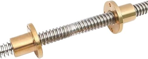 Double nut Ball Screw Control Machine 1pcs 304 Stainless Steel T8 Lead Screw Right-Left Length 100-1000mm OD 8mm Pitch 2mm Lead 2mm for 3D Printer Part(450mm) in Saudi Arabia